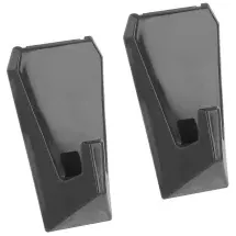 Metaltex pullCLEAN Klebehaken, 2er-Pack, dunkelgrau