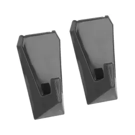 Metaltex pullCLEAN Klebehaken, 2er-Pack, dunkelgrau