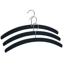 Songmics Kleiderbügelset, Schwarz, Metall, 45 cm, Garderobe, Kleiderbügel
