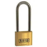 kasp K12540L63A1 Vorhängeschloss 40mm gleichschließend Goldgelb Schlüsselschloss