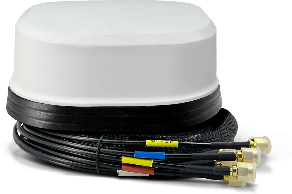 SATCO Antenne RUTC50 RUTX50 RUTM54 / SELFSAT MWR weiß, 4x 5G, 2x WLAN, 1x GPS, je 2m, bis +13 dBi