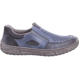 Rieker Herren Slipper Blau 45