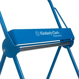 Kimberly-Clark Putztuchrollenhalter 6146, Wandhalter, für Rollen bis 44 cm, Metall, blau