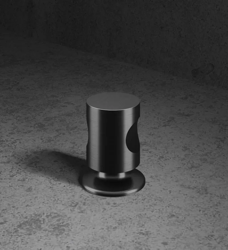 MGS MILANO DK1 Ablaufsystem - Edelstahl schwarz