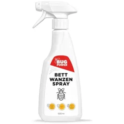 BugPower Bettwanzen Spray - effektiv gegen Bettwanzen und deren Larven: 500 ml