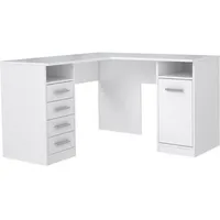 OEM Eckschreibtisch Tolede Weiß