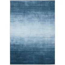 benuta pop Teppich Laury Blau 200x300 cm - Moderner Kurzflor-Teppich für Wohnzimmer