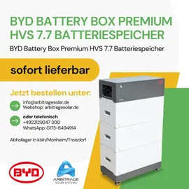 BYD Premium HVS Batteriemodul 7,68 kWh