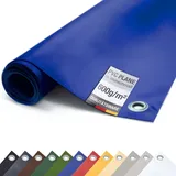 ANKO Planen PVC Plane 600g/m2 mit Ösen Abdeckplane Schutzplane matt (Blau, 2,5m x 3m)