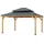 Sunjoy Zedernholz Gazebo Rimo & 390cm x 450cm, anthrazit