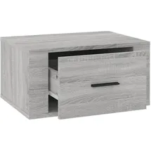 vidaXL Nachtschrank Grau 50 x 36 x 25 cm