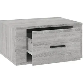 vidaXL Nachtschrank Grau 50 x 36 x 25 cm