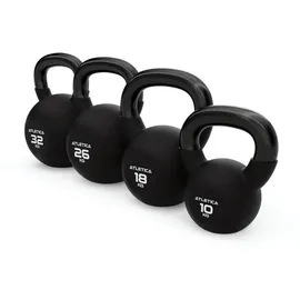 Atletica Kettlebell Set Function & Muscle 10 kg 18 kg 26 kg 32 kg schwarz