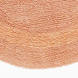 Homescapes Badematte Apricot Ø 80 cm