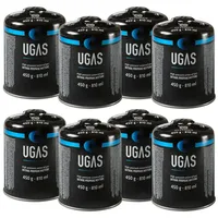 GORANDO 8 x Gaskartusche Butan/Propan - 450g - Universal
