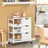 SoBuy Küchenwagen mit Rollen Weiß 68x85x38cm bis 50kg