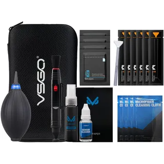 VSGO Professionelles Kamera-Reinigungsset für Vollformat Objektive & Displays DKL-20F Travel Cleaning Kit Pro