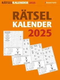 Abreißkalender 16,5x22cm BASSERMANN 14918 Rätsel-Kalender