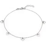 FAVS Fußkette 925er Silber Ketten Damen