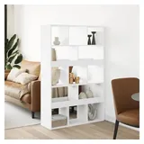 vidaXL Raumteiler Weiß 100x33x156,5 cm Holzwerkstoff