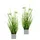 I.GE.A. Kunstpflanze Grasbusch im Topf Gras, I.GE.A., Höhe 32 cm, 2er Set Gräser Kunstgras Dekogras Grünpflanze Pflanze Kunstblume grün