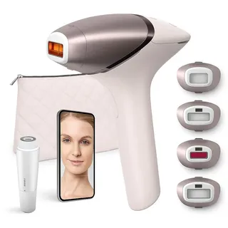 Philips Lumea IPL 9900 Series BRP958/00 IPL Haarentfernungsgeraet mit SenseIQ, Lichtimpulstechnologie (IPL), Pink, Rose, 8,5 min, 2,5 min, 2 min, 1... - Rosa