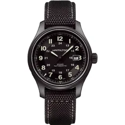 Hamilton Khaki Field Titanium Auto H70575733 - 42mm - Schwarz