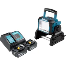 Makita Makita, DEADML 811 ST Akku Baustrahler 14,4 / 18 V 3000 lm LED + 2x Akku 5,0 Ah + Ladegerät (750 lm)