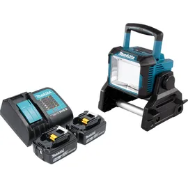 Makita Makita, DEADML 811 ST Akku Baustrahler 14,4 / 18 V 3000 lm LED + 2x Akku 5,0 Ah + Ladegerät (750 lm)