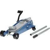 CARTREND Rangierwagenheber Stahl 145-500 mm blau/rot
