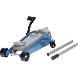 CARTREND Rangierwagenheber Stahl 145-500 mm blau/rot