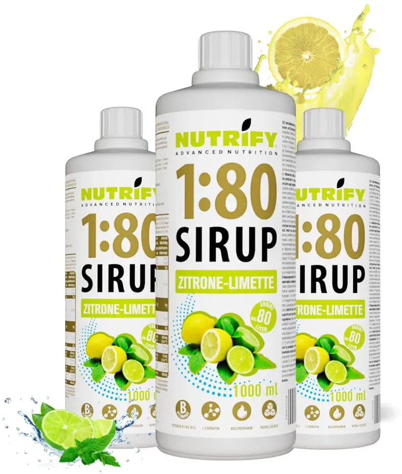 NUTRIFY Vital Drink Zitrone-Limette 1:80 Zitrone-Limette 1L - 12er VPE