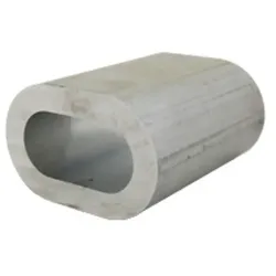 Aluminiumverbinder für DROMET ZLA.4-Seile, Hülse für 4-mm-Seile