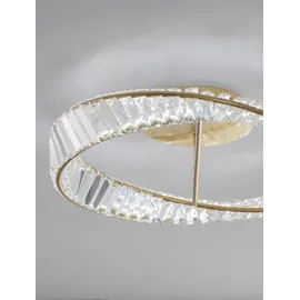 Nova Luce Aurelia 1 LED Deckenleuchte Ø 60 cm gold