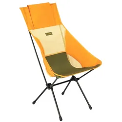Helinox Campingstuhl Sunset Chair (hohe Rückenlehne, neue verstellbare Kopfstütze) orange/grün