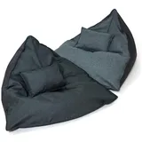 go gift Sitzsack, Grau, Oxford-Gewebe