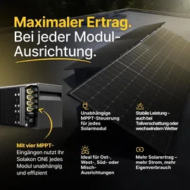 solakon ONE All-in-One Balkonkraftwerk Speicher 2,11 kWh