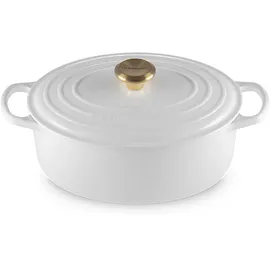 Le Creuset Signature Bräter 29 cm oval white