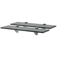 vidaXL Wandregal 40 x 10 x 8 cm Schwarz