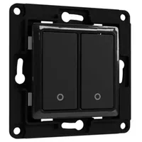 Shelly Wall Switch 2-fach schwarz, Unterputz, Wandschalter (WS2-BLACK)