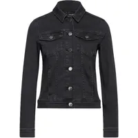 STREET ONE Jeansjacke, Klappkragen, Ziernähte, für Damen, 16140 BLACK WASHE, 46