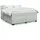 vidaXL Boxspringbett 180 x 200 cm Hellgrau