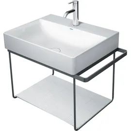 Duravit Metallkonsole 66,5 x 45,1 cm Schwarz Matt