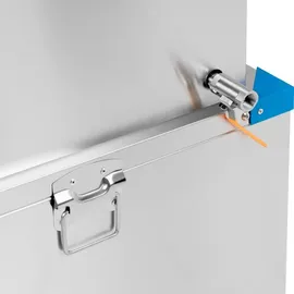 Wiesenfield 2-in-1 Rupfmaschine und Brühkessel 60 cm Silber