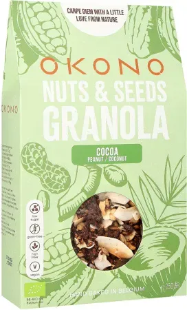 Okono Nuts & Seeds Granola Bio Mit Kakao 250g