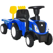 Homcom Kinder Rutschauto NEW HOLLAND Rutscherfahrzeug Kinderauto Kinderfahrzeug PP, Metall