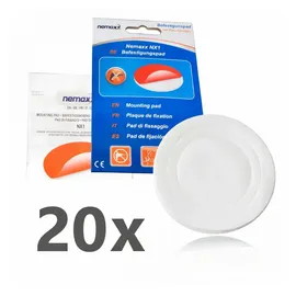 Nemaxx Nemaxx® Rauchmelder Befestigungspad Ø 80 Mm – Original 3m Klebepad High-tack, Selbstklebend – Montage Ohne Bohren/werkzeug – Decke/wand – Für Rauchwarnmelder, Brand-, Co- & Thermomelder – 20 Stück
