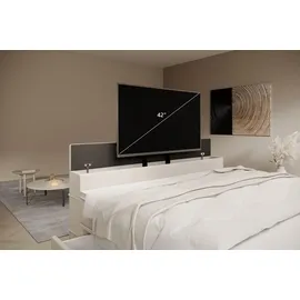 prometo möbel Boxspringbett 180 x 200 cm Beige
