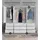 mokebo Drehtürenschrank Der Grenzenlose 210 x 187 x 58 cm Weiß