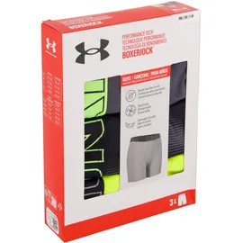 Under Armour Performance Tech Print Boxershorts gelb M 3er Pack